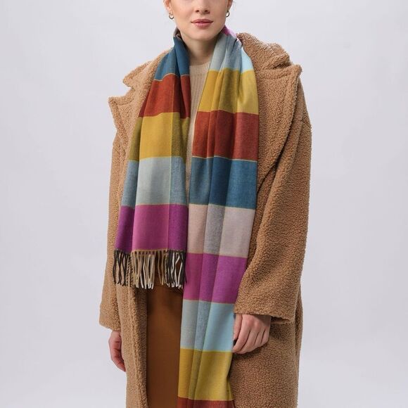 FRAAS CASHMINK - MADE IN GERMANY - Scarf - petrol NWT in packaging - Picture 2 of 12